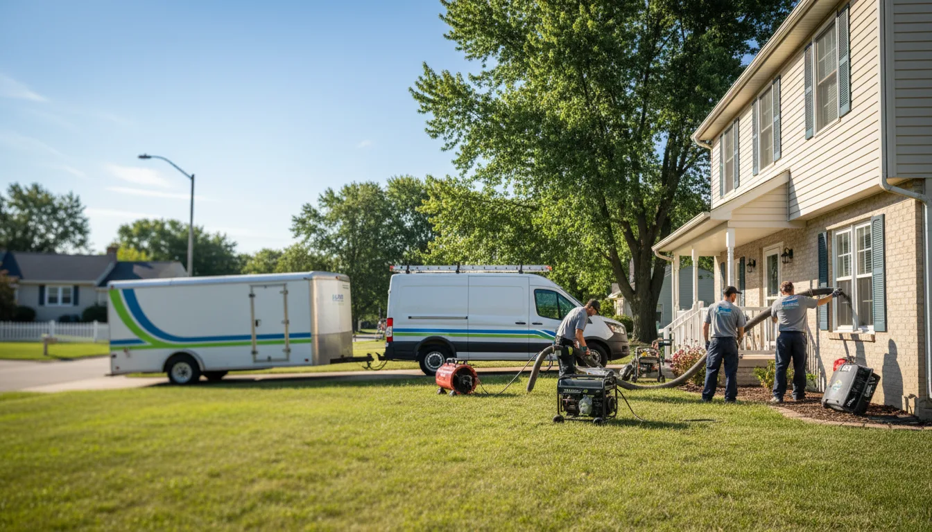 Flooded Basement Restoration And Cleanup With Repair in Stanhope, IA near me